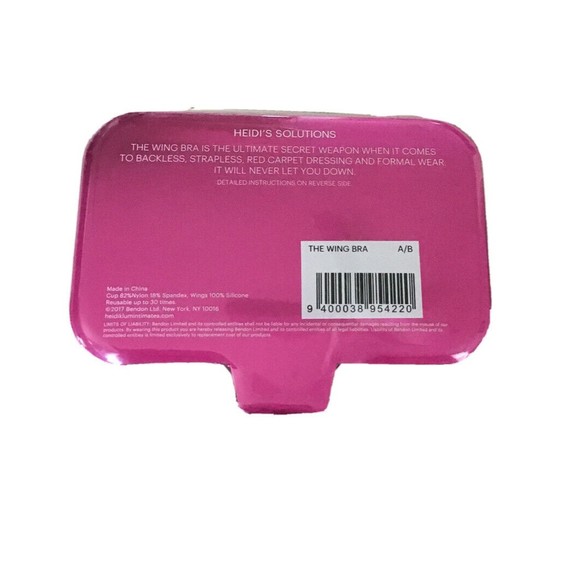 Heidi Klum Intimate Solutions The Wing Bra Backless + Strapless Womens Size A/B - Picture 2 of 4